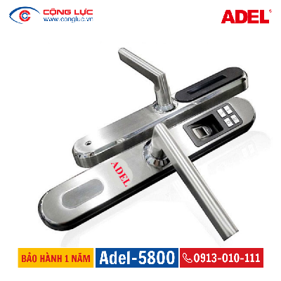 Khóa vân tay cửa nhôm kính Adel 5800
